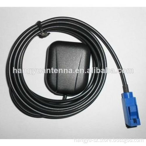 GPS Active Antenna, 28dBi LNA Gain, with RHCP Polarization and Magnetic or Adhesive Mounting